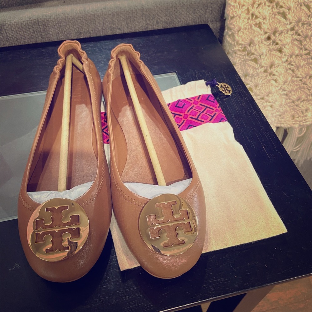 Brand New Tory Burch Minnie Flat, Never Worn